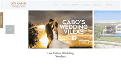 Desktop Screenshot of loscabosweddingvendors.com